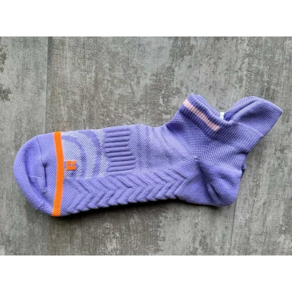 5 pairs Athletic Cycling Socks Breathable Running Heel Protection M Size 4-9
